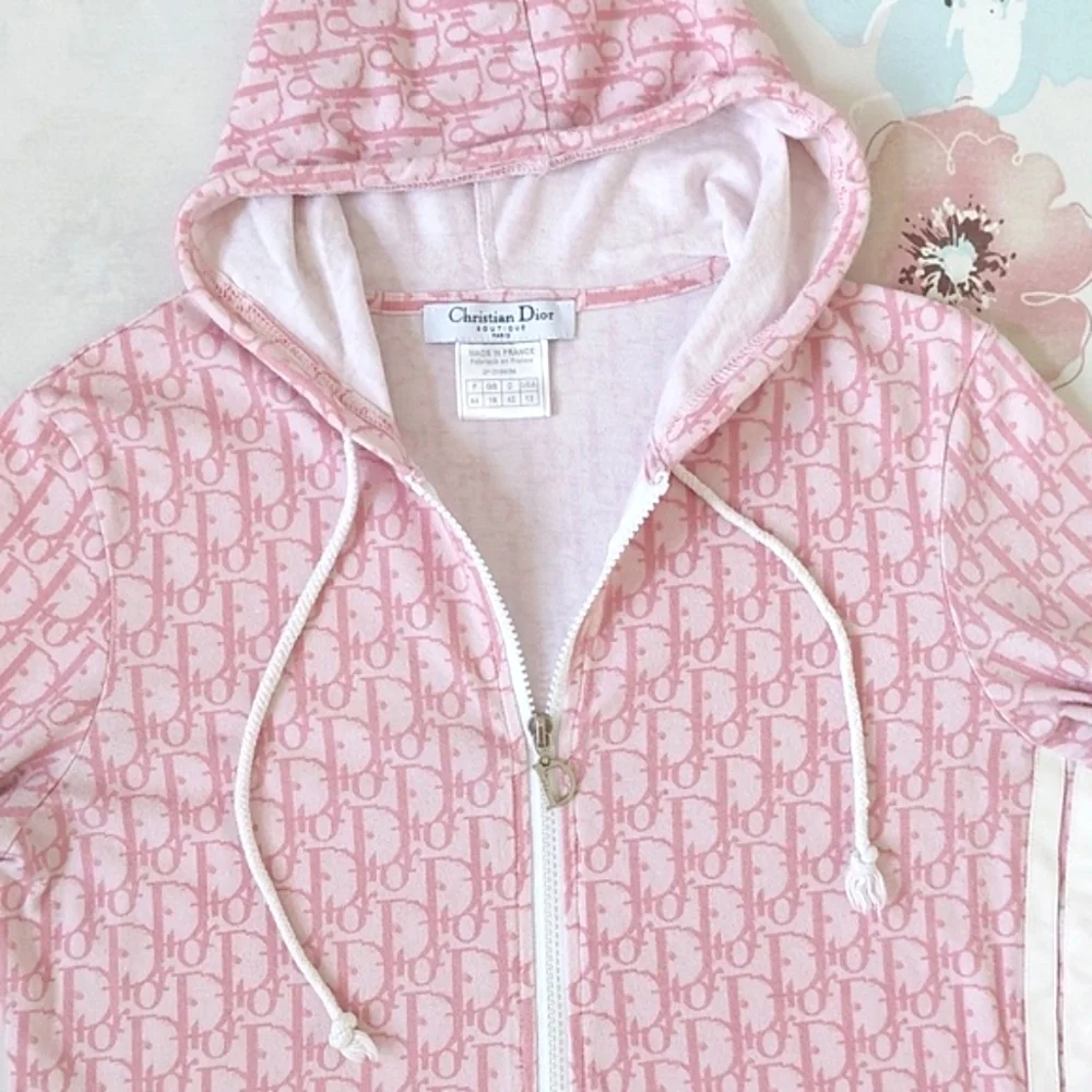 Vintage Christian dior monogram hoodie - Picture 4 of 14